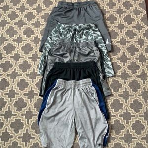 Boys size Medium (10-12) athletic shorts 5 pairs!